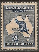 Australia 1915-24 Scott 46 Wmk 10 MNH Kangaroo (beautiful Centering) - Ungebraucht