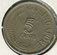 Singapour Singapore 5 Cents 1969 KM 2 - Singapur