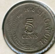 Singapour Singapore 5 Cents 1976 KM 2 - Singapur