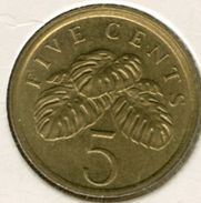 Singapour Singapore 5 Cents 1988 KM 50 - Singapur