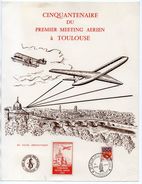 Cinquantenaire Du Premier Meeting Aérien à Toulouse 1961- Sud Aviation - Pas Courant - 1960-.... Covers & Documents