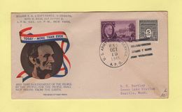 APO 635 - US Postal Army Service - 19 Oct 1945 - Mixte US France - Today More Than Ever - 2. Weltkrieg 1939-1945