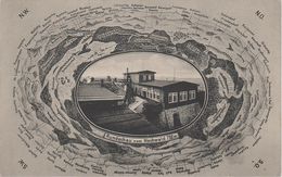 Litho Panorama Rundschau AK Hochwald Baude Hvozd Bei Oybin Krombach Schanzendorf Grossmergthal Petersdorf Gabel Zittau - Hartau