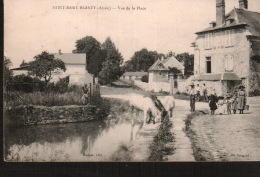 DD1738   FRANCE SAINT REMY BLANZY VUE DE LA PLACE  POSTCARD - Altri & Non Classificati