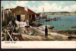 DD1744 SWEDEN STYRSO TANGE SEA VIEW POSTCARD - Sweden