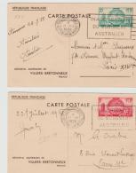 FS853  FRANKREICH - / (Entieres) Ganzsache, Australien Denkmal, Einweihung 22.7.38 - Official Stationery