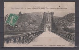 ARDECHE - Rochemaure - Vue D'ensemble Prise Du Pont Suspendu Sur Le Rhone - Rochemaure