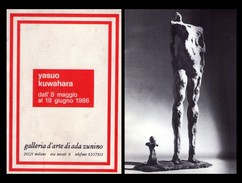 Catalogo Mostra YASUO KUWAHARA. Galleria D'Arte Di Ada Zunino - Milano Dall'8 Maggio 1986 - Arte, Architettura