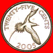 § BIRD: BERMUDA ★ 25 CENTS 2005 MINT LUSTER! LOW START★ NO RESERVE! - Bermudes