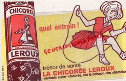 59 - ORCHIES- BUVARD CHICOREE LEROUX - SAUT A LA CORDE - LA BOISSON DES CHAMPIONS - C