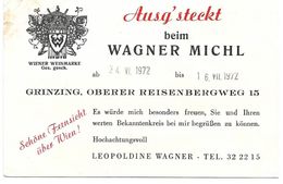 4170j: AK Grinzing Wagner Michl 1972 - Grinzing