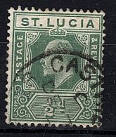 St Lucia, 1904, SG 65, Used (Wmk Mult Crown CA) - Ste Lucie (...-1978)