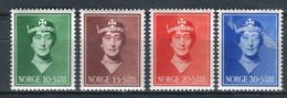 Noruega 1939. Yvert 195-98 ** MNH. - Unused Stamps