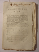 BULLETIN DE LOIS De 1805 - DEBITANT TABAC EMIGRES CHOUAN VENDEE ILE D'ELBE PRISONNIER CONSCRITS DOUANES ILE DE CAPRAIA - Gesetze & Erlasse