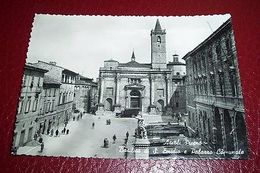 Cartolina Ascoli Piceno - Basilica Di S. Emidio E Palazzo Comunale 1953 - Ascoli Piceno