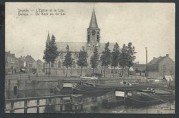 +++ CPA - DEINZE - DEYNZE - L'Eglise Et La Lys - De Kerk En De Lei  // - Deinze