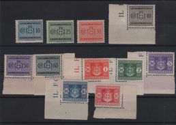 1945 Segnatasse Luogotenenza Serie Cpl MNH - Ungebraucht