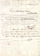 SUISSE - DROGUERIE , PHARMACIE , CHIMIE , PRODUITS CHIMIQUES ET PHARMACEUTIQUES - BURKEL FRERES - LETTRE - 1855 - Zwitserland