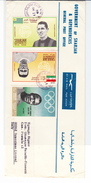 Beautiful Cover Of Sharjah With Stamps "champions Of Sports" - Football World Cup. Rare - Oblitérés