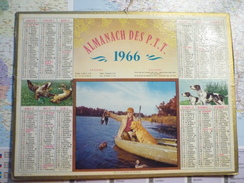 Almanach Des Postes 1966 Belle Journée De Chasse  / Département De La Seine - Groot Formaat: 1961-70