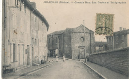 69 // JULIENAS  Grande Rue,  La Poste Et Télégraphes - Julienas