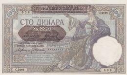 (B0086) SERBIA, 1941. 100 Dinara. P-23. AUNC (AU) - Serbie