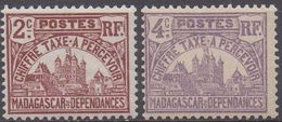 MADAGASCAR  N°8/9__NEUF** VOIR  SCAN - Timbres-taxe