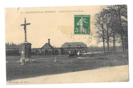 (15669-28) Chateauneuf En Thimerais - L'Usine à Gaz Et Le Calvaire - Châteauneuf