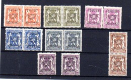 1946-47  Préoblitérés,  2 X  PR 553 / 559**, Cote 70 €, - Typo Precancels 1936-51 (Small Seal Of The State)
