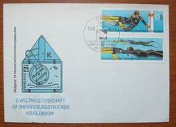 Cover - Letter - Buceo -  Diving - Alemania DDR - Buceo