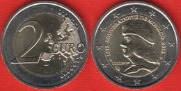 Monaco 2 Euro 2012 "Foundation Of Monaco's Sovereignty" BiMetallic UNC - Monaco