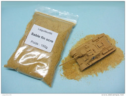 SABLE FIN OCRE MELANGE 150g Pour Décor Réseau Train Militaire Modélisme N O HO 1/87 - Scenery