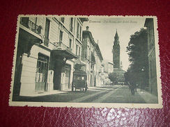 Cartolina Cremona - Via Roma Con Hotel Roma 1920 Ca - Cremona