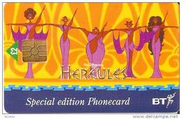 TARJETA DEL REINO UNIDO DE HERCULES (DISNEY) - BT Promociónales