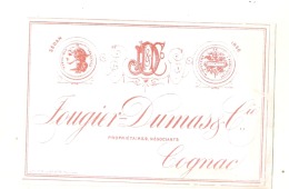 étiquette  COGNAC   Certainement Avant 1900 - COGNAC Fougier Dumas Et Cie - Whisky