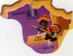 Magnets Magnet Savane Brossard Asie Kazakhstan - Tourism