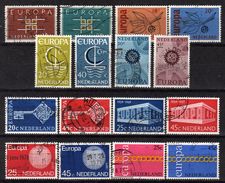 NIEDERLANDE 1963 -1971 Europa CEPT - Alle Ausgaben Used - Colecciones