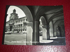 Cartolina Crema - Piazza Duomo - Palazzo Municipale E Torrazzo 1950 Ca - Cremona