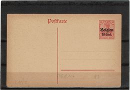 POSTE D'ETAPES GERMANIA CP 10c STORCH GUE A11b NEUVE - War Stamps