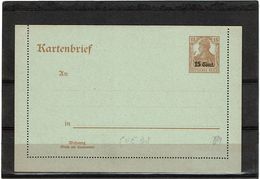 POSTE D'ETAPES GERMANIA CL 15c STORCH GUE B8 NEUVE - War Stamps