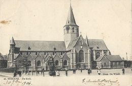 Stekene  -   De  Kerk   -   1904  Naar  Jette St. Pierre - Stekene