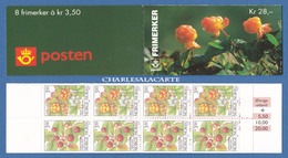 1996 NORWAY BOOKLET WILD BERRIES FACIT H 89 CARNET - Booklets