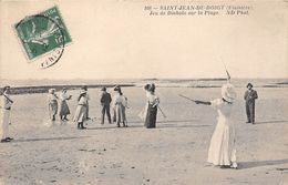 29-SAINT-JEAN-DU-DOIGT- JEU DE DIABOLO SUR LA PLAGE - Saint-Jean-du-Doigt