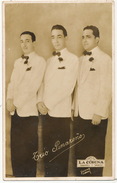 Real Photo Trio Pinareno Pinar Del Rio Propaganda La Corona Cigarros Y Tabacos - Cuba