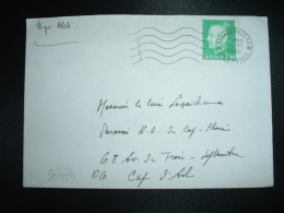 LETTRE TP 1,20 OBL.MEC.10-12-1980 MONACO-VILLE GA (GUICHET ANNEXE) - Brieven En Documenten