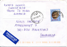Romania Cover Sent To Denmark Targu Mures 9-11-2009 Single Franked - Covers & Documents