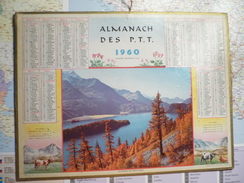 Almanach Des PTT 1960 Automne En Montagne / Département De La Somme - Grossformat : 1961-70