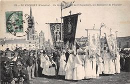 29-LE FOLGOËT- LE GRAND PARDON DU 8 SEPTEMBRE , LES BANNIERES DE PLOUIDER - Le Folgoët