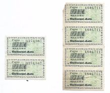 Libération/Tickets De Rationnement/6 Tickets/10 Litres Carburant Auto / Années 1945-1950       OL100 - Documenten
