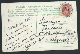 Cpa De Russie  Affranchie Pour La France En 1907 - Phi24402 - Cartas & Documentos